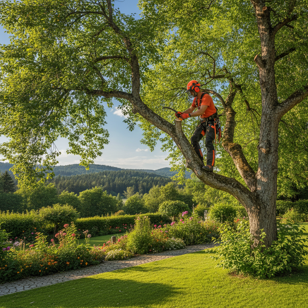 wann darf man Bäume im Sommer schneiden